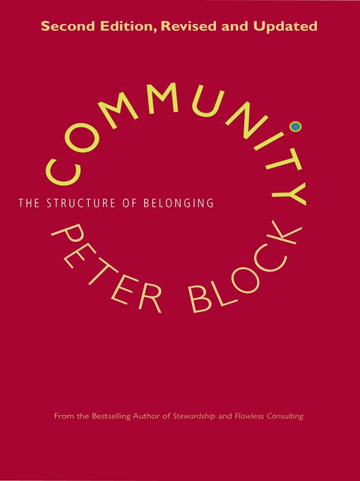 Title details for Community by Peter Block - Available
